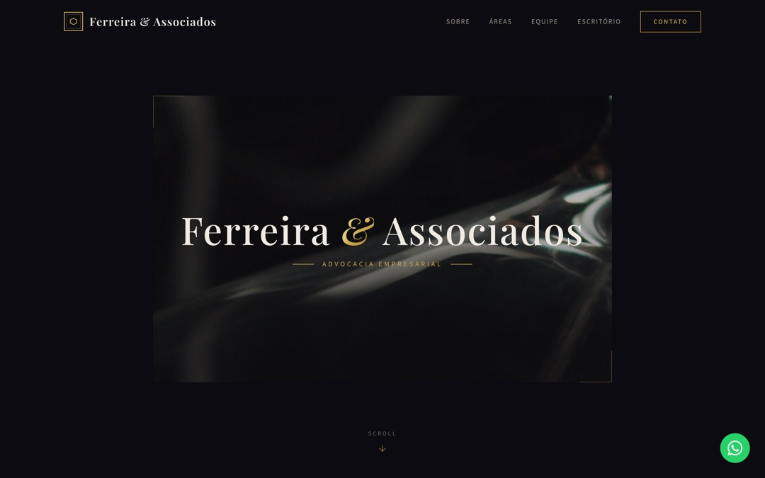Prévia do site Ferreira & Associados
